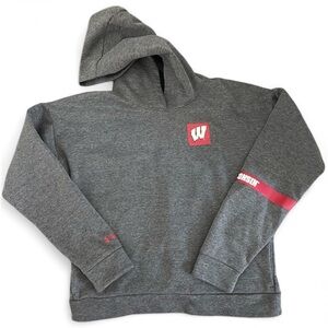 Under Armour Cropped Wisconsin Hoodie, Size S